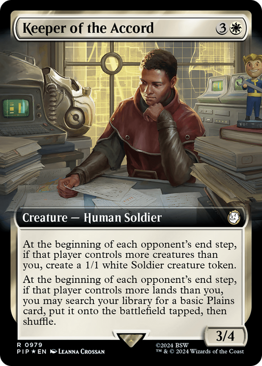Keeper of the Accord (PIP-979) (Extended Art) (Surge Foil)