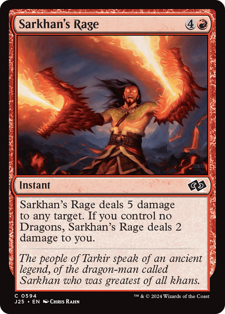 Sarkhan's Rage (J25-594)