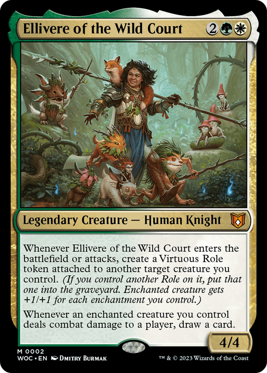 Ellivere of the Wild Court (WOC-002) (Foil)