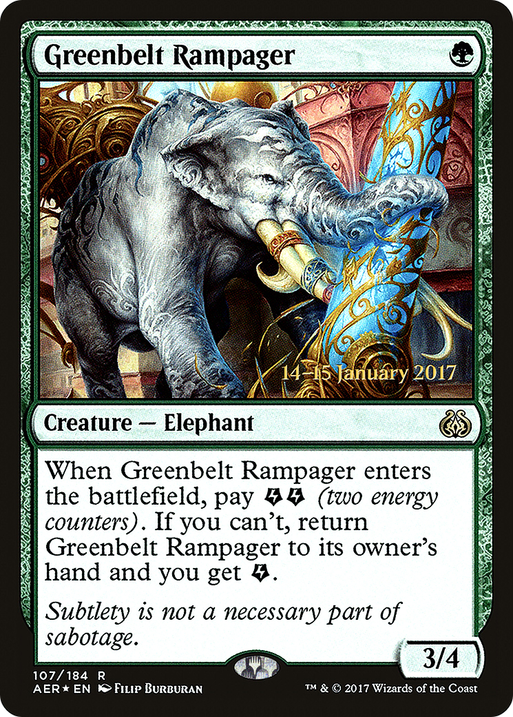 Greenbelt Rampager (PRE-107S) (Foil)