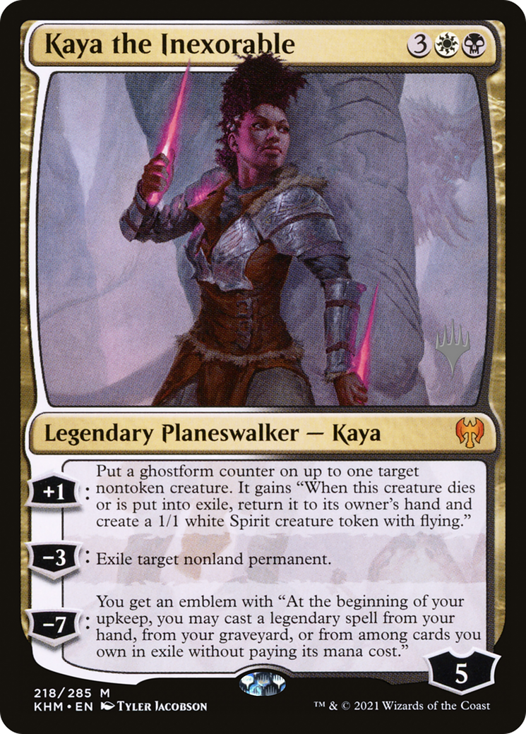 Kaya the Inexorable (PPKHM-218P) (Foil)