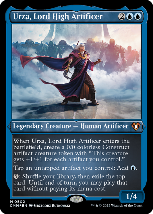 Urza, Lord High Artificer (CMM-502) (Etched Foil)