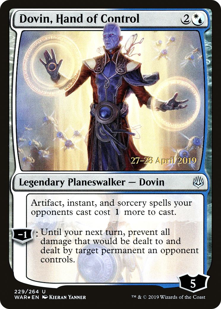 Dovin, Hand of Control (PRE-229S) (Foil)