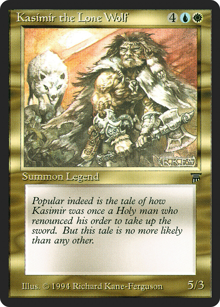 Kasimir the Lone Wolf (LEG-237)