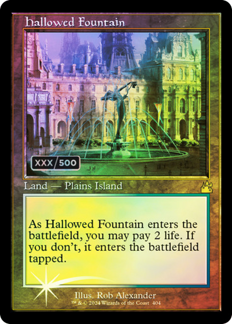 Hallowed Fountain (RVR-404Z) (Foil) (Serialized)