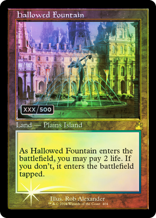 Hallowed Fountain (RVR-404Z) (Foil) (Serialized)