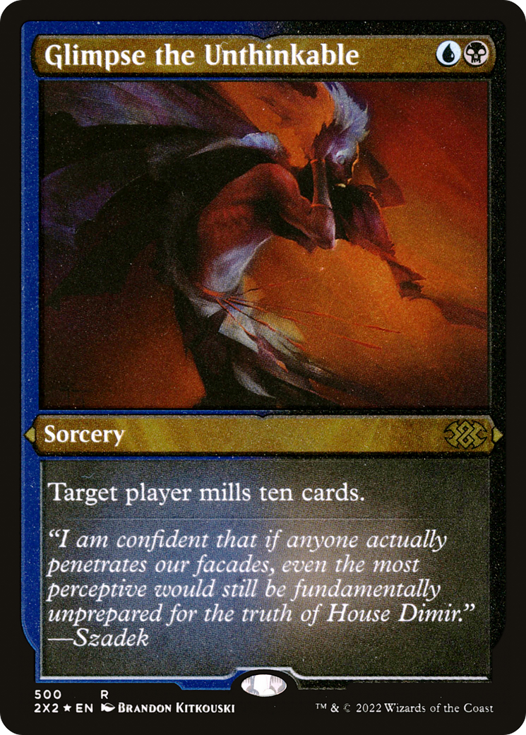 Glimpse the Unthinkable (2X2-500) (Etched Foil)
