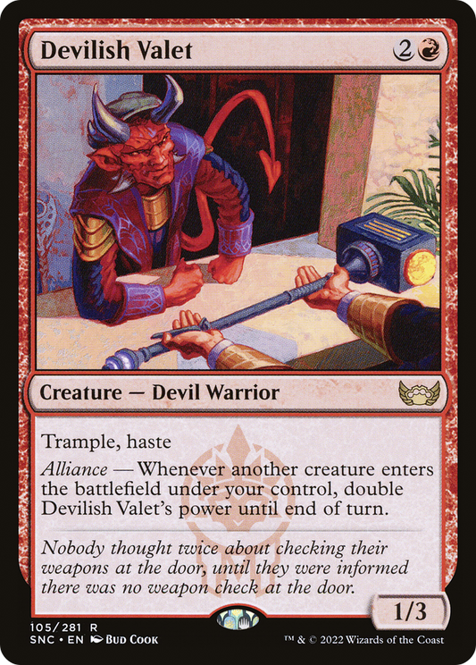 Devilish Valet (SNC-105) (Foil)
