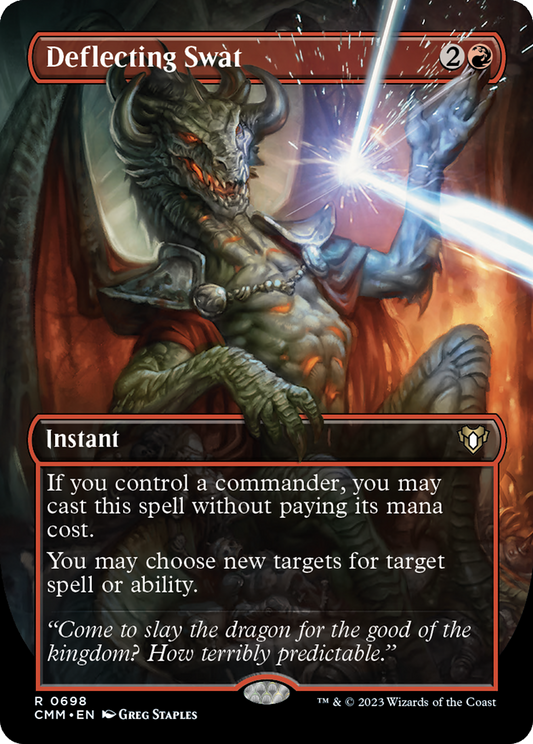 Deflecting Swat (CMM-698) (Borderless) (Foil)