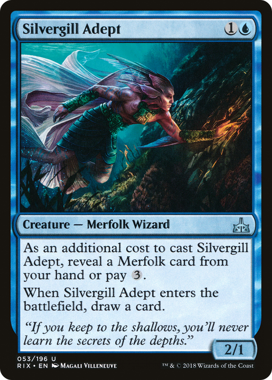 Silvergill Adept (RIX-053) (Foil)