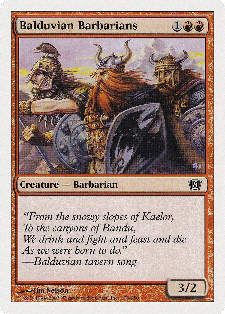 Balduvian Barbarians (8ED-176)