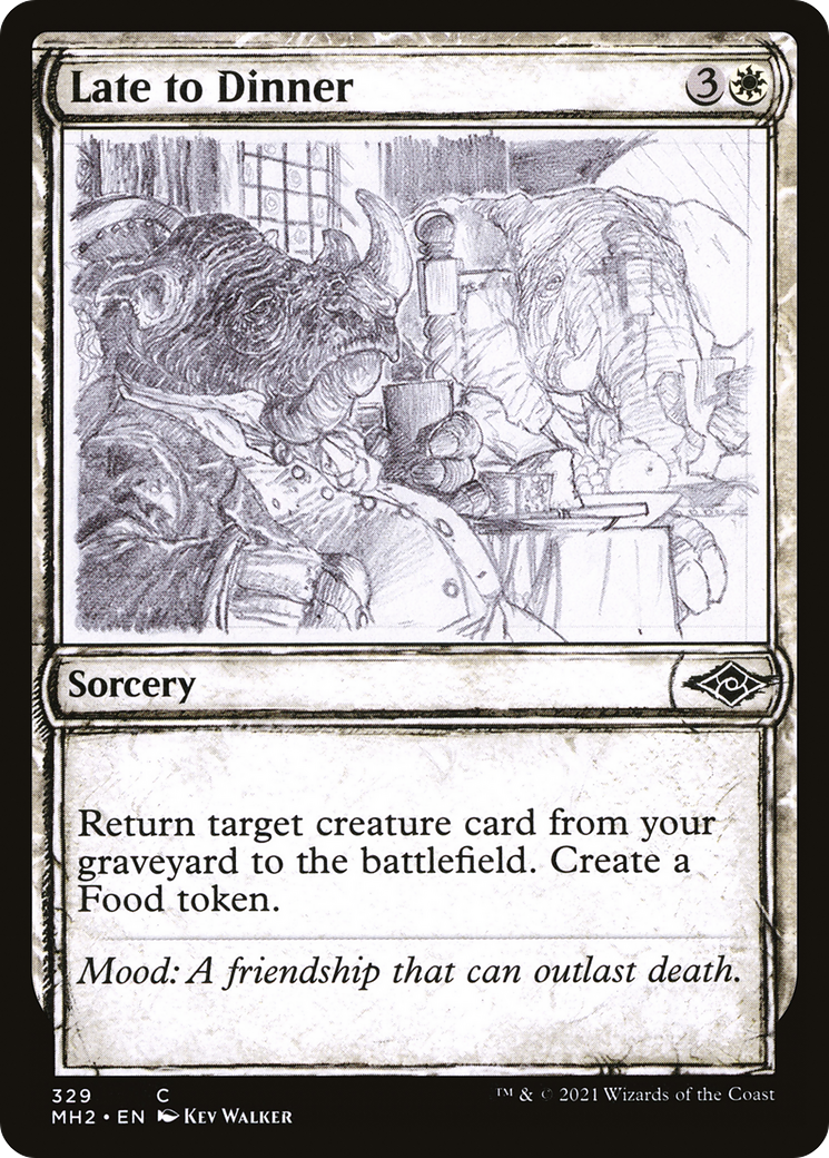 Late to Dinner (MH2-329) (Showcase) (Foil)