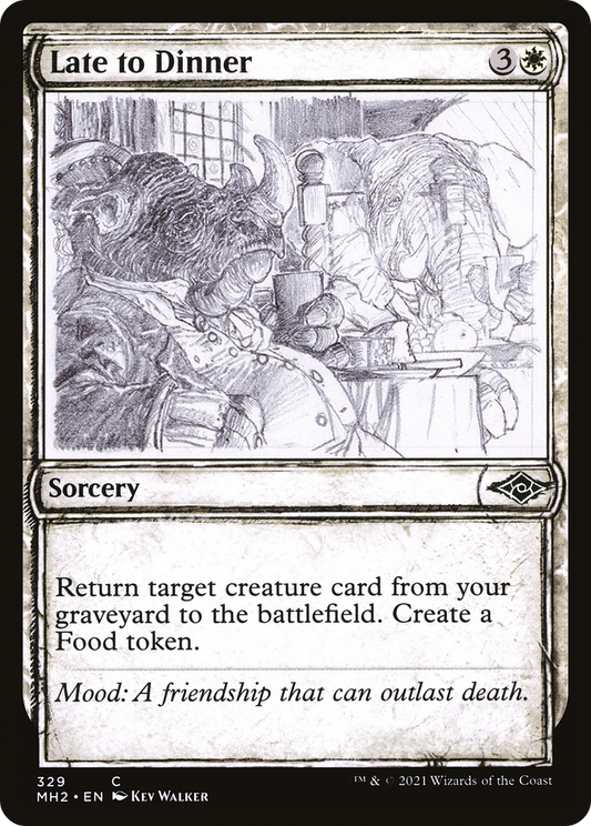 Late to Dinner (MH2-329) (Showcase) (Foil)