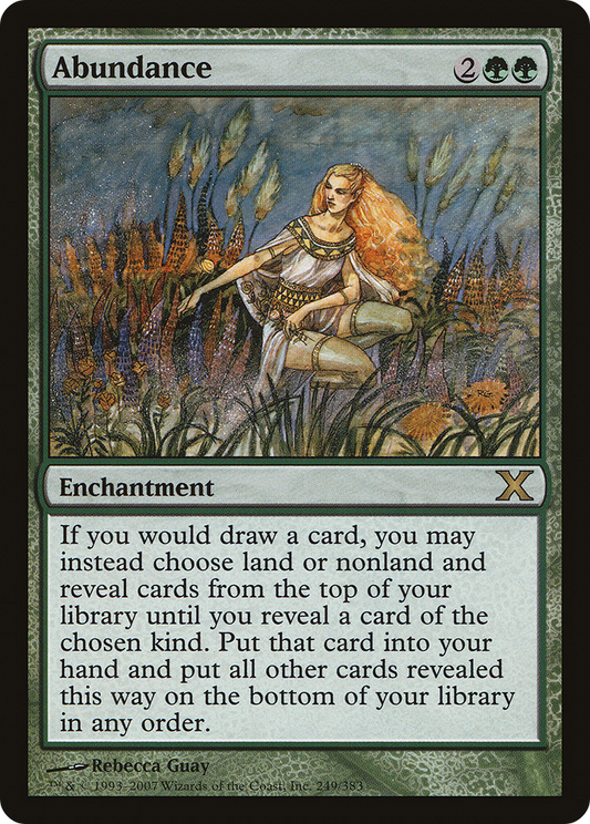 Abundance (10E-249)