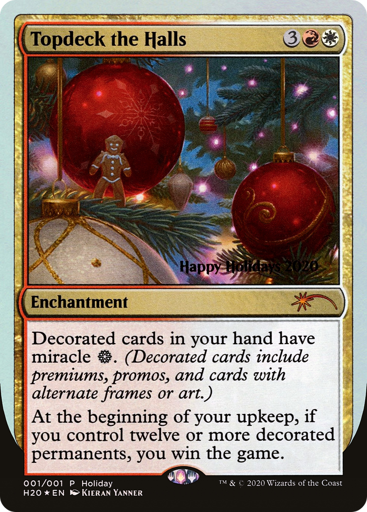 Topdeck the Halls (HHO-020) (Foil)
