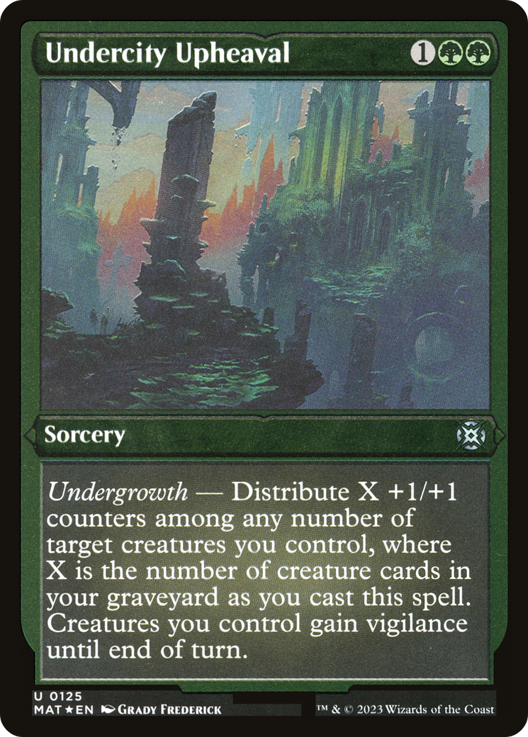 Undercity Upheaval (MAT-125) (Etched Foil)