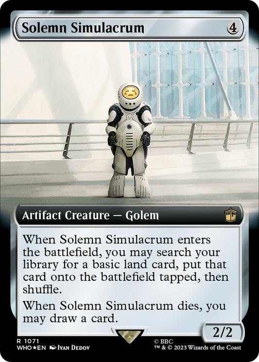 Solemn Simulacrum (WHO-1071) (Extended Art) (Surge Foil)