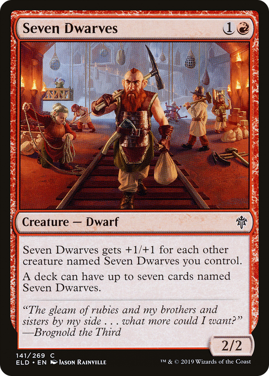 Seven Dwarves (ELD-141) (Foil)