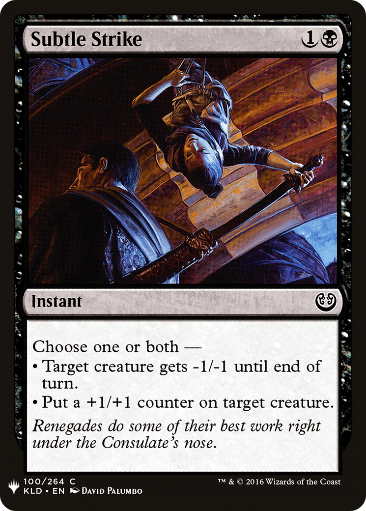 Subtle Strike (LIST-KLD-100)