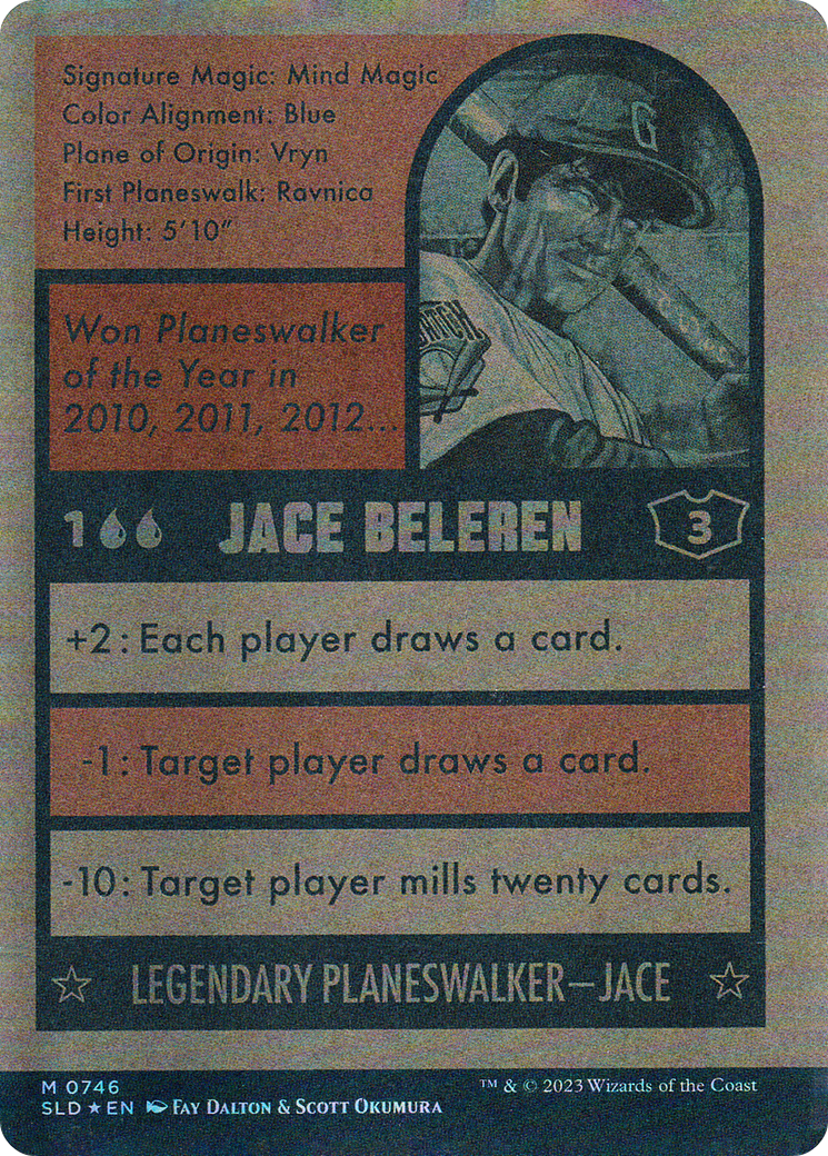 Jace Beleren // Jace Beleren (SLD-746) (Full Art) (Borderless) (Foil)