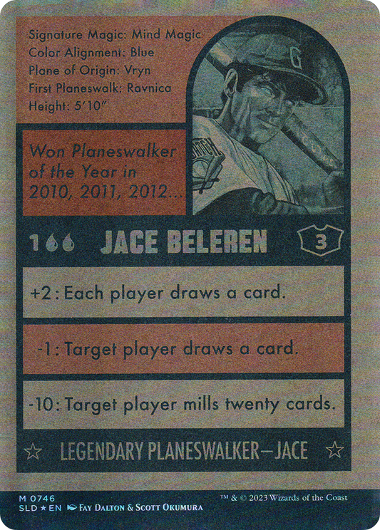 Jace Beleren // Jace Beleren (SLD-746) (Full Art) (Borderless) (Foil)