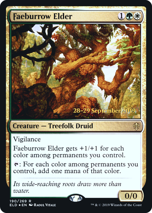 Faeburrow Elder (PRE-190S) (Foil)