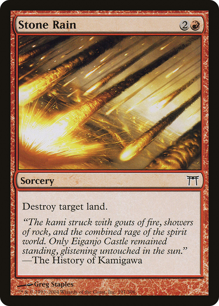 Stone Rain (CHK-191) (Foil)