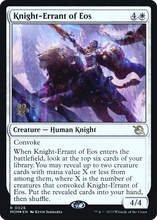 Knight-Errant of Eos (PRE-26S) (Foil)