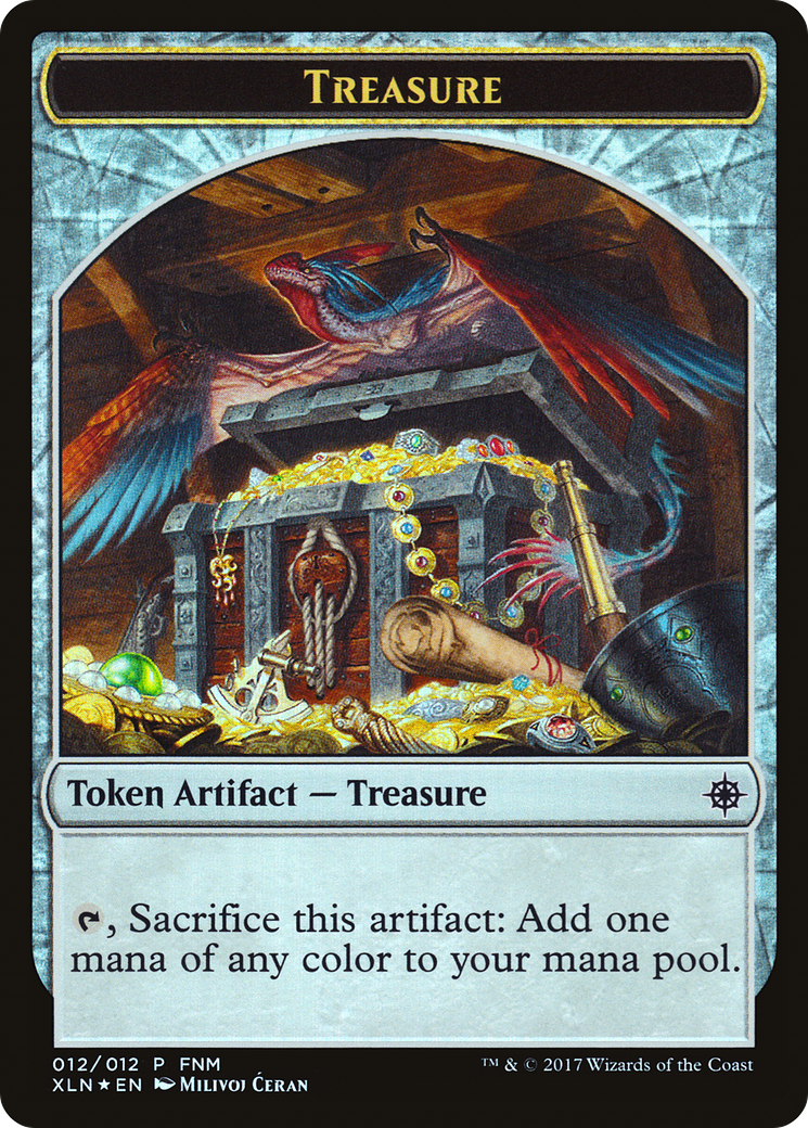 Pirate // Treasure (FNM-012) (Foil)