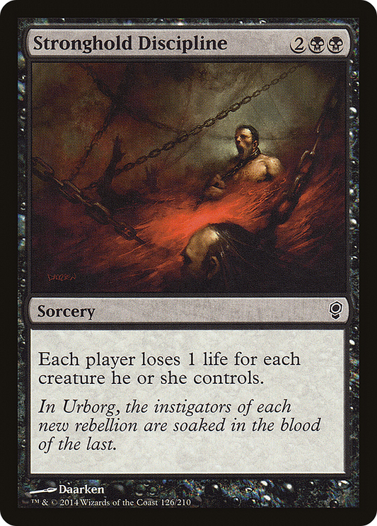 Stronghold Discipline (CNS-126) (Foil)