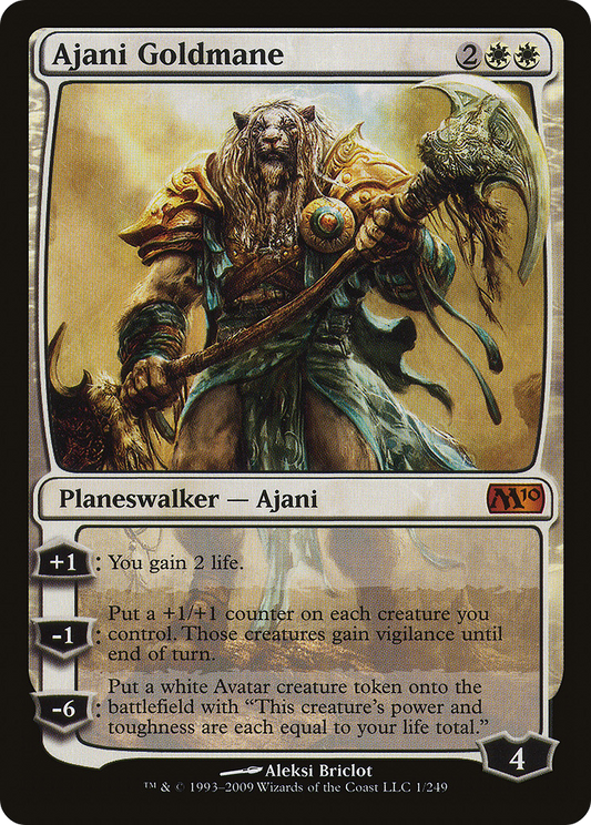 Ajani Goldmane (M10-001) (Foil)