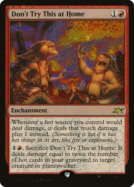 Don't Try This at Home (UNF-391) (Galaxy Foil)