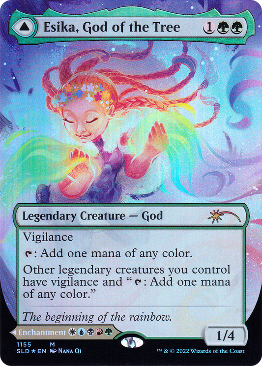 Esika, God of the Tree // The Prismatic Bridge (SLD-1155) (Borderless) (Foil)