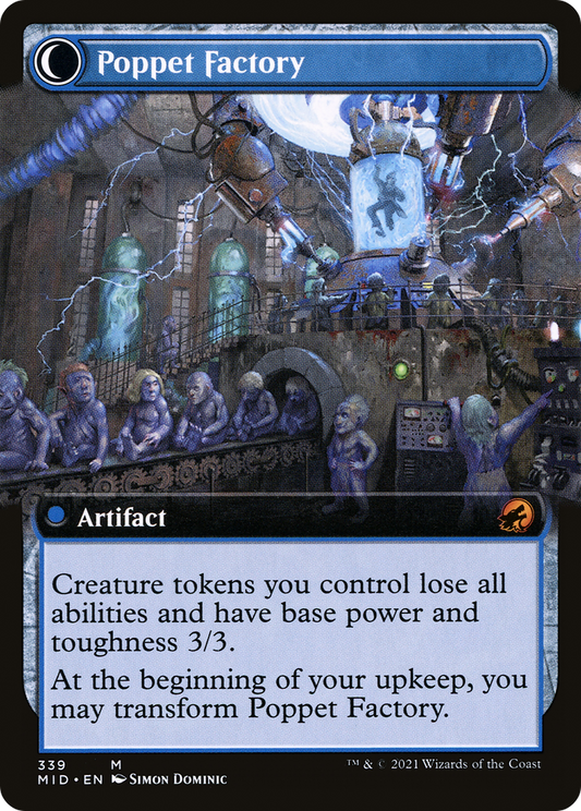 Poppet Stitcher // Poppet Factory (MID-339) (Extended Art) (Foil)
