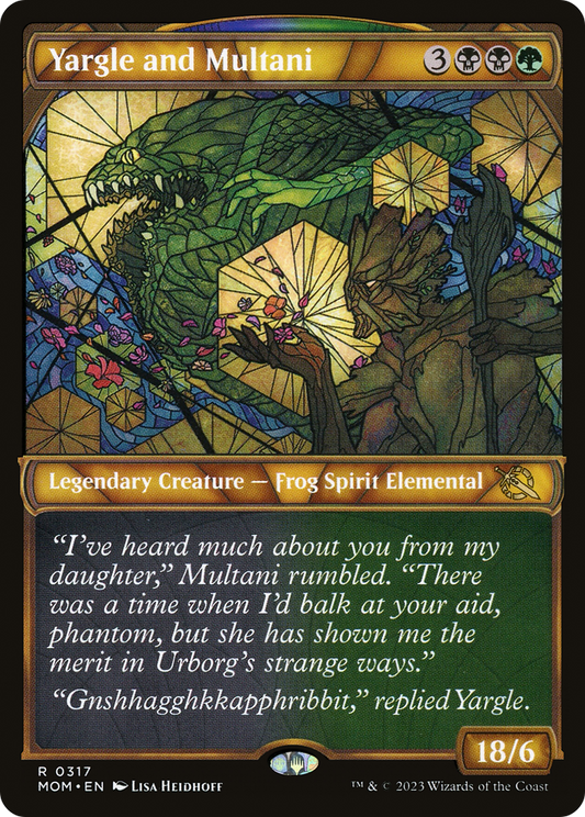 Yargle and Multani (MOM-317) (Showcase) (Foil)