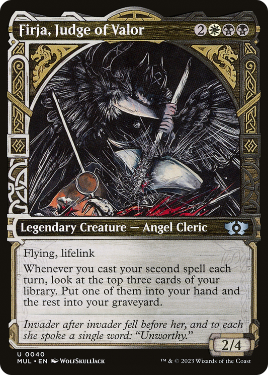 Firja, Judge of Valor (MUL-040) (Showcase)
