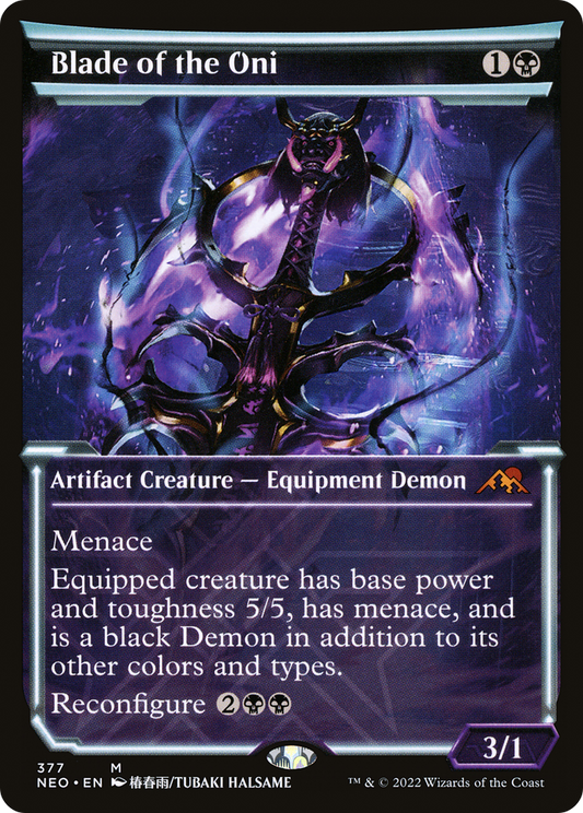 Blade of the Oni (NEO-377) (Showcase) (Foil)