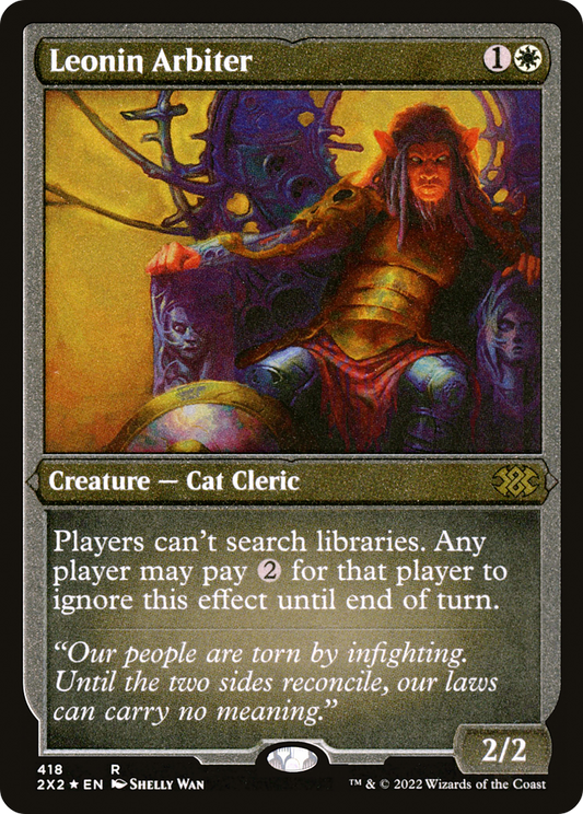 Leonin Arbiter (2X2-418) (Etched Foil)
