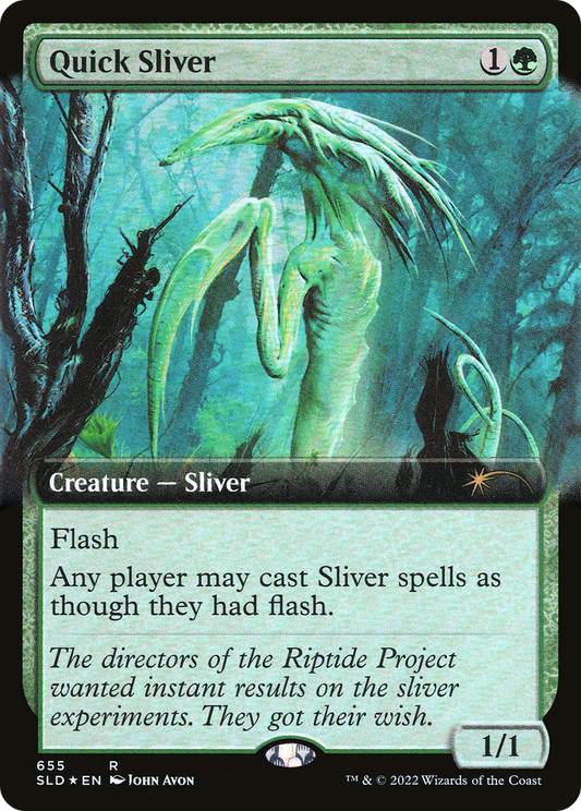Quick Sliver (SLD-655) (Extended Art) (Foil)