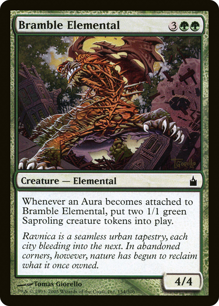 Bramble Elemental (RAV-154) (Foil)