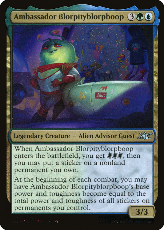 Ambassador Blorpityblorpboop (UNF-447) (Galaxy Foil)