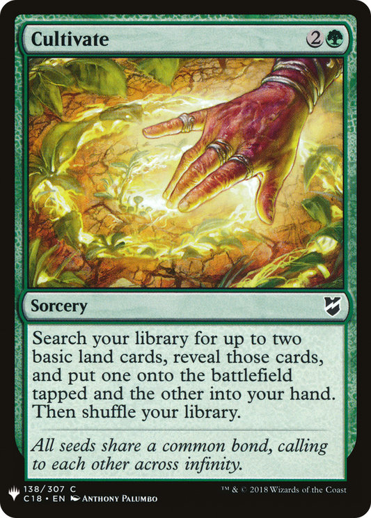 Cultivate (LIST-C18-138)