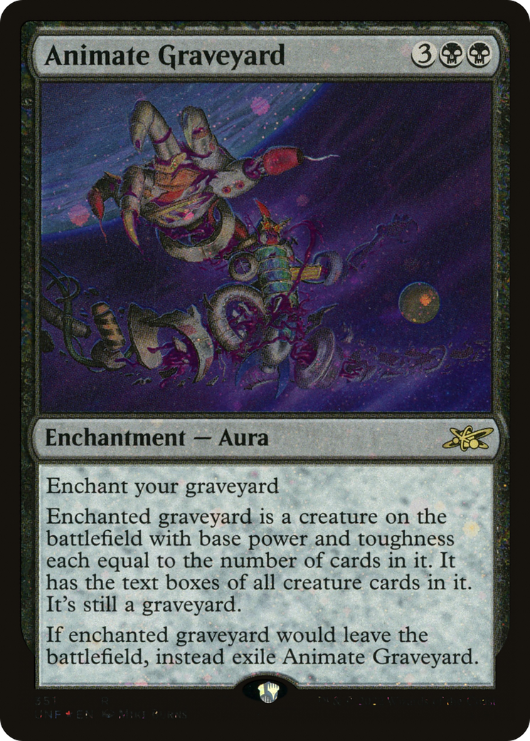 Animate Graveyard (UNF-351) (Galaxy Foil)