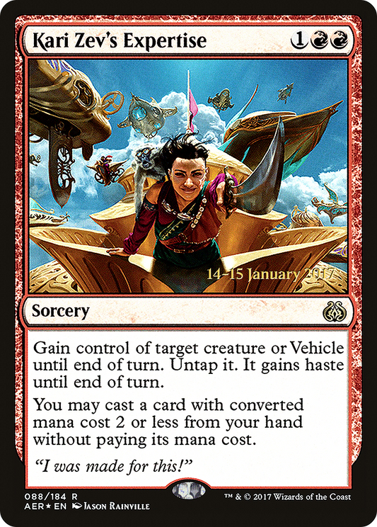 Kari Zev's Expertise (PRE-88S) (Foil)