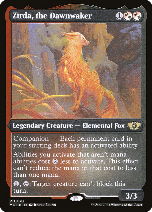 Zirda, the Dawnwaker (MUL-130) (Etched Foil)