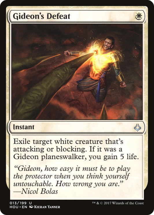 Gideon's Defeat (HOU-013) (Foil)