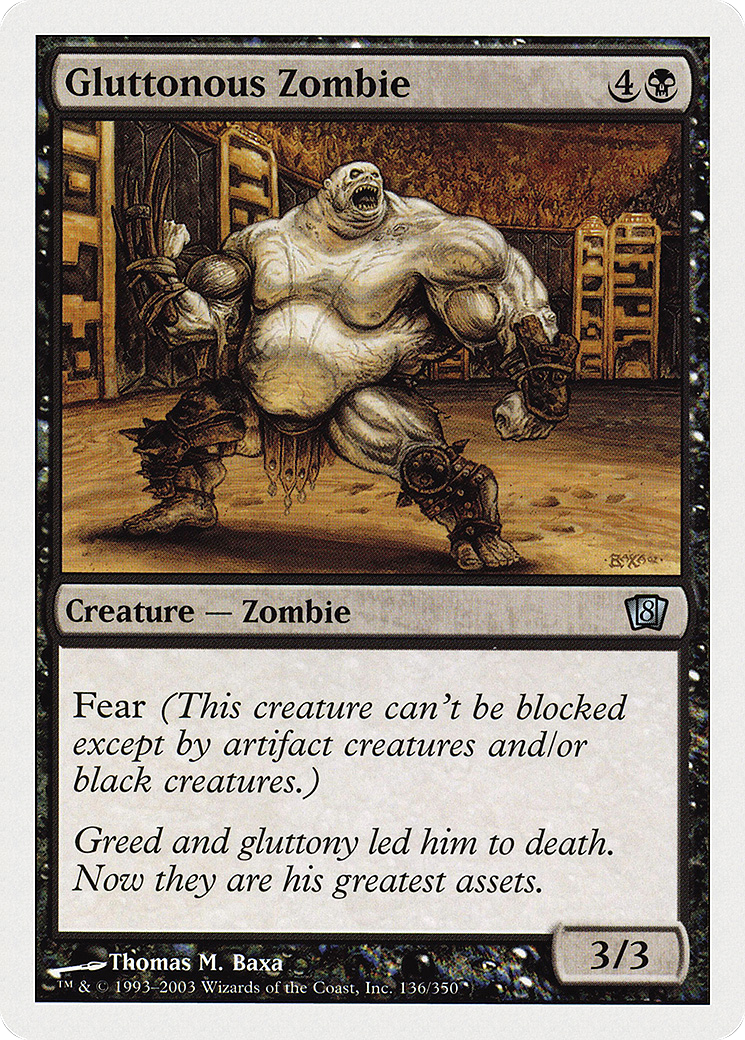 Gluttonous Zombie (8ED-136)