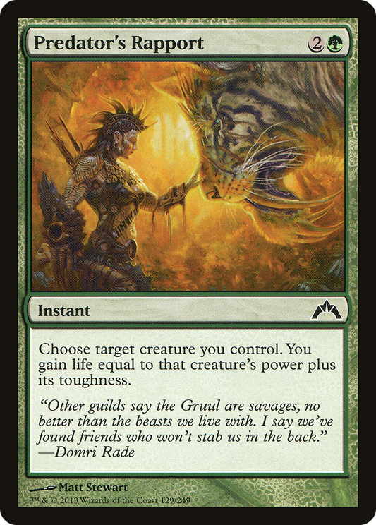Predator's Rapport (GTC-129)