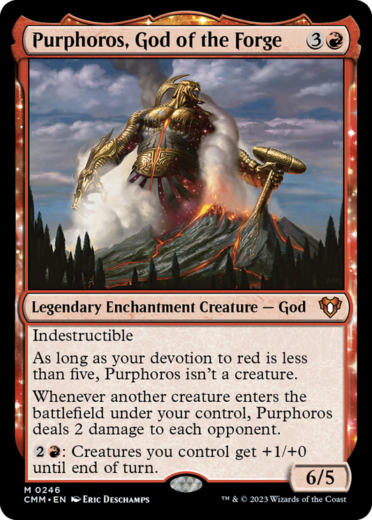 Purphoros, God of the Forge (CMM-246) (Foil)