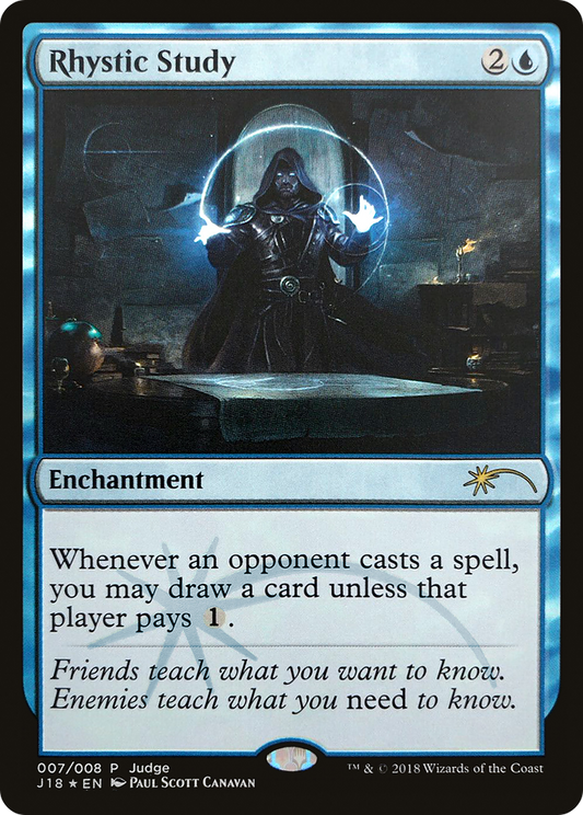 Rhystic Study (JDG-007) (Foil)